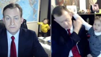 Legendárne video má pokračovanie. Neposedné deti experta BBC opäť v akcii