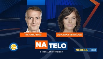 Na telo s hosťami Veronikou Remišovou a Richardom Rašim