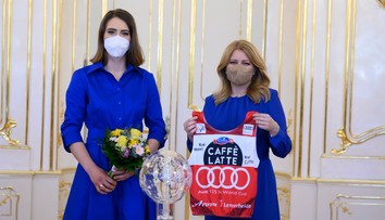 Prezidentka nebude za darované tričko od Petry Vlhovej platiť pokutu