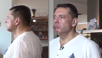 Kloktať a prehĺtať: Expremiér Paroubek robí v relácii o chudnutí bizarné cviky