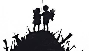 Banksyho dielo "Vták s granátom" sa na dražbe predalo za 170.000 eur