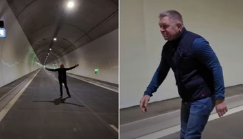 Fico prekvapil nezvyčajným videom v tuneli Višňové. Sťažuje sa aj na Radičovej vládu