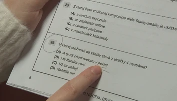 Čo so spornými otázkami v maturitných testoch? Vyškrtli len jednu, bod dostane každý
