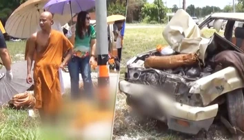 VIDEO: 11-ročný chlapec zobral rodičom auto. Pri  zbesilej jazde narazil do skupiny mníchov, deväť z nich zomrelo