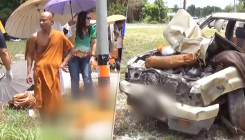 VIDEO: 11-ročný chlapec zobral rodičom auto. Pri  zbesilej jazde narazil do skupiny mníchov, deväť z nich zomrelo