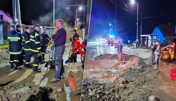FOTO: Prívalové dažde spôsobili pohromu. V obci pri Kežmarku vyhlásili mimoriadnu situáciu