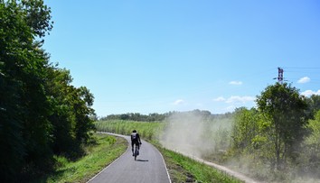 Tri kilometre novej cyklotrasy. Pri Martine finišujú rozprávkovú cestu ponad Váh