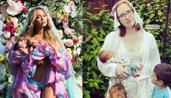 Ľudia sa inšpirovali fotkou Beyoncé s dvojičkami. Takto to vyzerá v skutočnosti