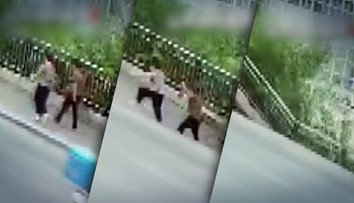 VIDEO naháňajúce hrôzu: Dvoch ľudí prechádzajúcich cez most pohltil prepadnutý chodník