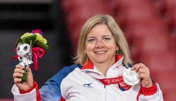 Alena Kánová vybojovala na paralympiáde striebornú medailu