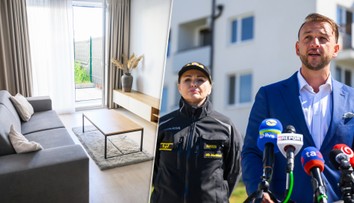 Policajti a hasiči dostali nové služobné byty pri Bratislave. Pozrite sa, ako vyzerajú zvnútra