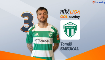 VIDEO: Nádherné sólo a ešte krajšia strela. Smejkal kandidátom na Gól sezóny