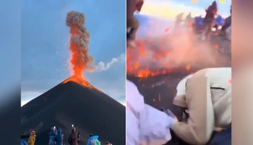 VIDEO: Na guatemalskej sopke Fuego išlo o život. Turistický chodník zasypala spŕška roztavených kameňov