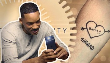 Náš kolega si nechal vytetovať kresbu od Willa Smitha, teraz mu ju ukázal