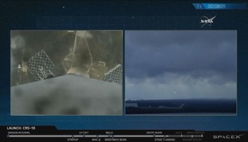 Raketa Falcon 9 odštartovala na druhý pokus, prvý stupeň sa vrátil na Zem