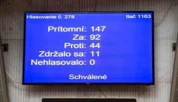 Poslanci schválili zmenu Ústavy SR, ktorá umožní predčasné voľby