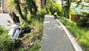 Motocyklista (†47) pri Banskej Štiavnici zrejme nezvládol riadenie: Utrpel zranenia nezlučiteľné so životom