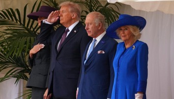 Trump priletel na druhú štátnu návštevu Británie. Vo Windsore ho privítal kráľ Karol III.