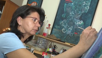 Svoj sen si začala plniť, až keď jej odrástli deti. Tvorbu výtvarníčky Miroslavy Cabanovej ocenili aj v zahraničí
