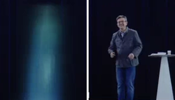 VIDEO: Politik sa vďaka hologramovej technológii objavil na dvoch mítingoch súčasne