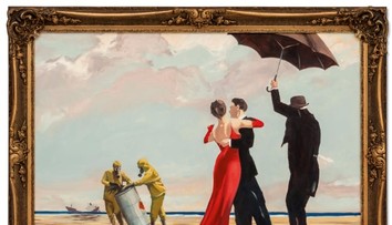 Banksyho paródiu na slávny obraz Vettriana kúpil neznámy zberateľ za 5 miliónov eur