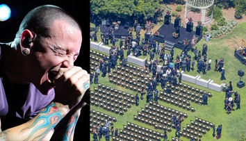 Pohreb Chestera Benningtona: Rozlúčilo sa s ním takmer 200 ľudí