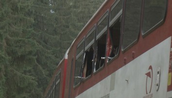 Pri obci Sklené spadol na idúci vlak strom. Črepy zranili niekoľko ľudí