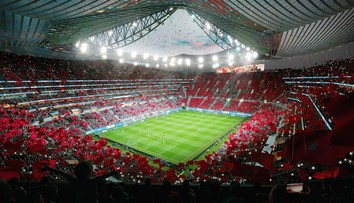 FOTO: Pripomína svadobný stan, bude hostiť MS. Z vízie kráľa vyrastie druhý najväčší štadión na svete