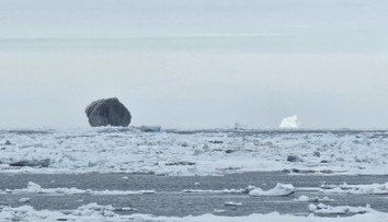 Čierny ľadovec pri Kanade zaujal celý internet. Vedci len špekulujú, čo za nezvyčajnou farbou stojí