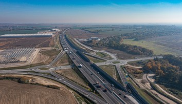 Na D1 pri Bratislave spustili v piatok do prevádzky križovatku Triblavina