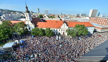 Študenti pripravili na pondelok tretí protikorupčný pochod