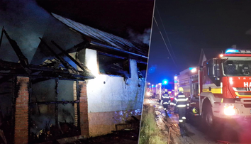 Obrovský požiar na strednom Slovensku. V plameňoch sa ocitli dva domy