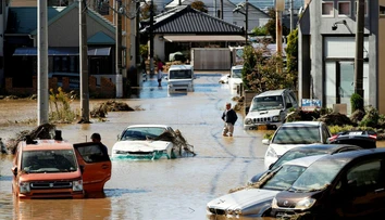 Pred tajfúnom v Japonsku zachraňuje ľudí armáda; evidujú najmenej 26 mŕtvych