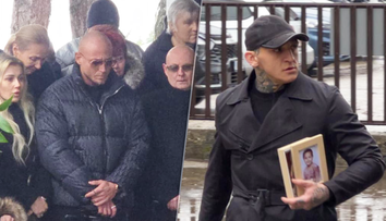 Snúbenec Moniky Jákliovej prišiel na pohreb s ochrankou. S Gáborom Borárosom stáli pár krokov od seba