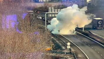 Autá v plameňoch: Na diaľnici D1 horeli dve vozidlá