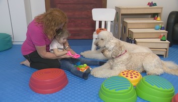 Štvornohí terapeuti: Vďaka canisterapii dokáže choré dievčatko robiť pokroky
