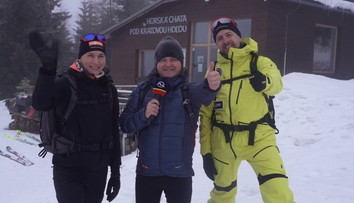 Ján Tribula pozval na skialpinistickú túru Nasťu Kuzminovú s manželom