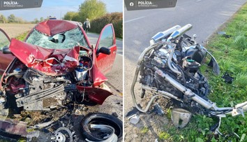 Čierny deň na cestách v okrese Komárno: Pri dvoch nehodách zahynuli dvaja motorkári