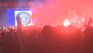 Storočnica klubu zakončená parádnou otočkou. Pozrite si nitrianske bujaré oslavy majstrovského titulu