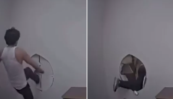 VIDEO: Muž podozrivý z vyvraždenia vlastnej rodiny prekopol stenu a zmizol z výsluchovej miestnosti