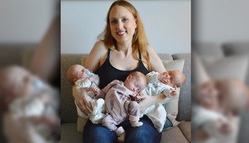 Mesiac po pôrode trojičiek: Mamička ukázala, čo jej zostalo po obrovskom bruchu