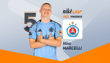 VIDEO: Anketa Gól mesiaca február mala jednoznačného víťaza. Nino Marcelli nemal konkurenciu