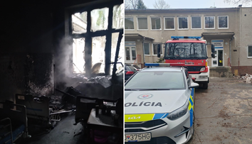 Zásah hasičov v slovenskej nemocnici. Požiar vypukol v izbe