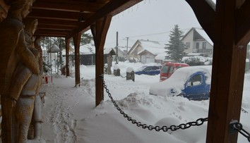 Zima na Orave udrela v plnej sile, vyzerá to na rekordnú nádielku