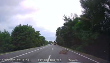 VIDEO: Otrasné správanie na slovenskej ceste. Vodič ohrozoval premávku, z korby mu vypadávali obrovské konáre