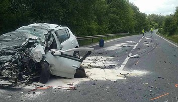 Fatálna nehoda v Krupine: Zrazil sa tu kamión s osobným autom