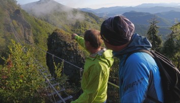Zážitok aj skúška odvahy v Kremnických vrchoch. Prešli sme sa po najdlhšom lanovom moste v Európe