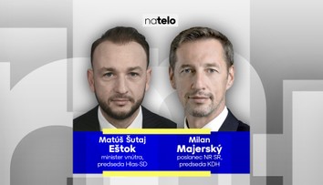 Hosťami relácie Na telo boli Matúš Šutaj Eštok a Milan Majerský