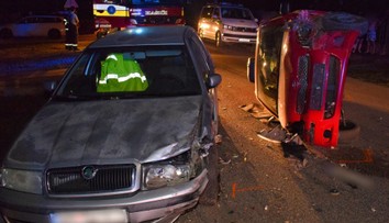 FOTO: Šok na slovenských cestách. Vodič po nehode nafúkal život ohrozujúcu hladinu alkoholu