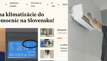 Na utrpenie pacientov sa už nemohli prizerať. Slováci sa poskladali na klimatizácie do nemocníc